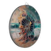 Skull on the beach dartbord (Voorkant Links)