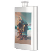 Skull on the Beach Flacon (Links)