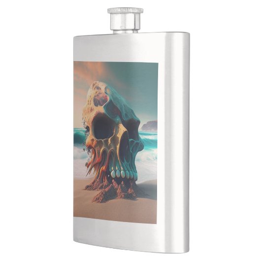 Skull on the Beach Flacon (Links)