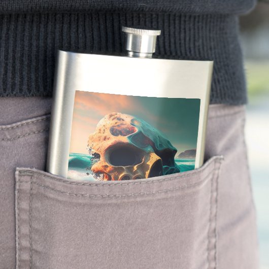 Skull on the Beach Flacon (Voorbeeld)