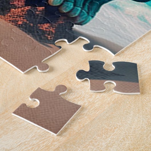 Skull on the beach legpuzzel (Zijkant)