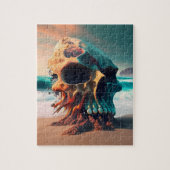 Skull on the beach legpuzzel (Verticaal)