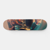 Skull on the Beach Persoonlijk Skateboard (Horizontaal)