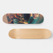 Skull on the Beach Persoonlijk Skateboard (Horizontaal)