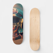 Skull on the Beach Persoonlijk Skateboard (Voorkant)