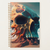 Skull on the beach planner (Voorkant)