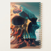 Skull on the beach planner (Achterkant)