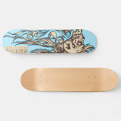 Skull ornaments skateboard (Horizontaal)