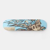 Skull ornaments skateboard (Horizontaal)