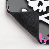 Skull Paint Splatter Muismat (Hoek)