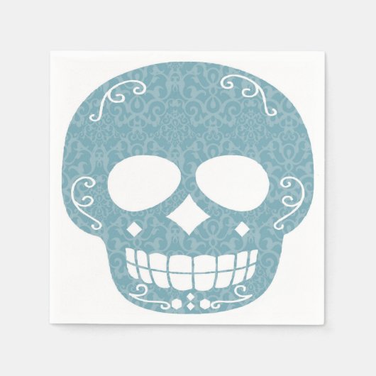 Skull Paper Napkin Servet (Voorkant)