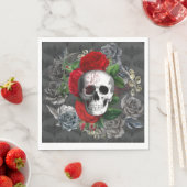 Skull Paper Napkin Servet (Insitu)