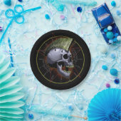 Skull Papieren Bordje (Feest)