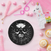 Skull Papieren Bordje (Feest)