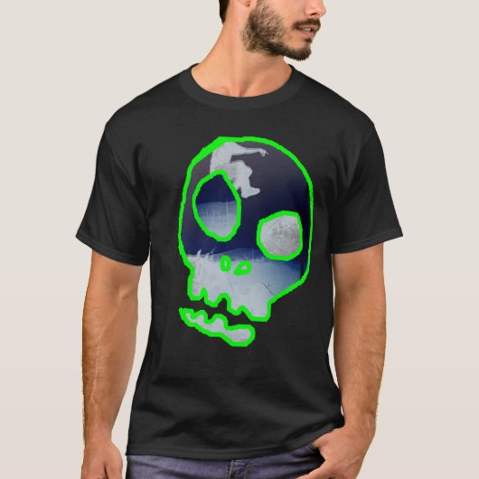 Skull Parkour Invert T-shirt (Voorkant)