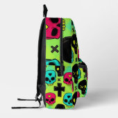 Skull Pattern Backpack Bedrukte Rugzak (Links)