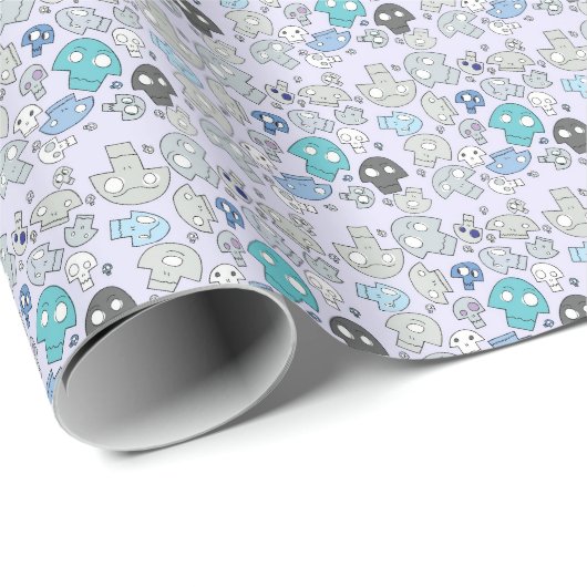 Skull Pattern Cadeaupapier (Rol Hoek)