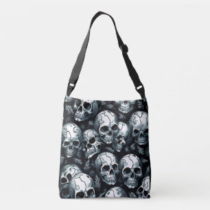 Skull Pattern Crossbody Tas