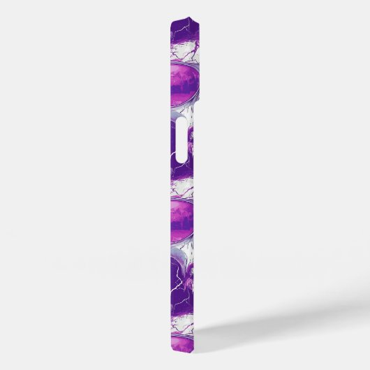 Skull Pattern Design met Paarse zonnebril Case-Mate iPhone Case (Achterkant / Rechts)