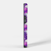 Skull Pattern Design met Paarse zonnebril iPhone Hoesje (Rechterkant)