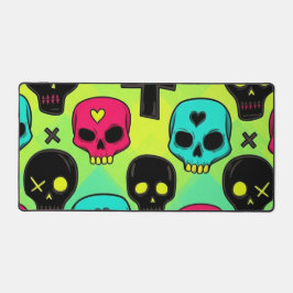 Skull Pattern Desk Mat