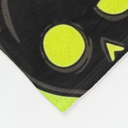 Skull Pattern Fleece Blanket Deken (Hoek)