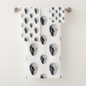 Skull Pattern Halloween Bad Handdoek (Insitu)