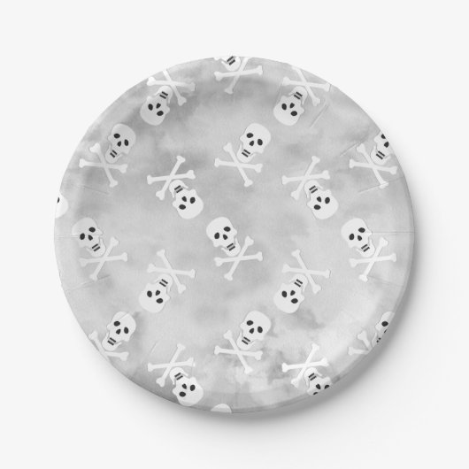Skull Pattern Halloween Party Paper Bord (Voorkant)