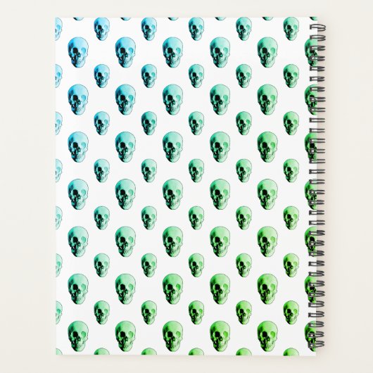 Skull Pattern Halloween Planner (Achterkant)
