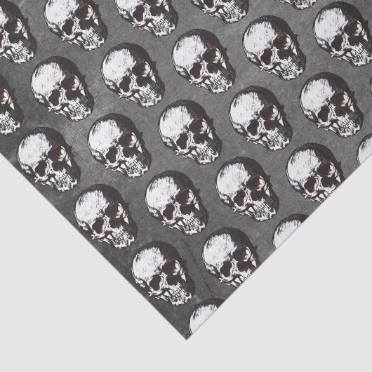 Skull Pattern Halloween Tissuepapier (Detail)