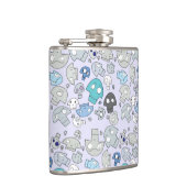 Skull Pattern Heupfles (Rechts)