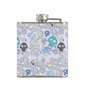 Skull Pattern Heupfles (Achterkant)