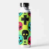 Skull Pattern Insulated Bottle Waterfles (Links)