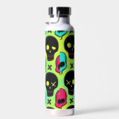 Skull Pattern Insulated Bottle Waterfles (Rechts)