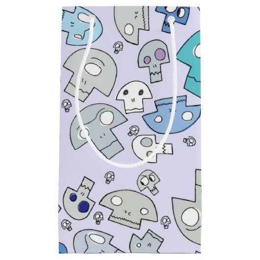 Skull Pattern Klein Cadeauzakje (Voorkant)