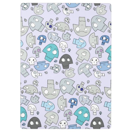 Skull Pattern Klembord (Achterkant)