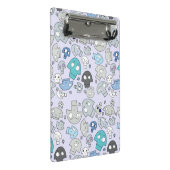 Skull Pattern Mini Klembord (Schuin)