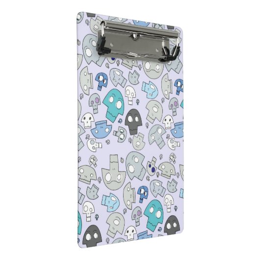 Skull Pattern Mini Klembord (Schuin)