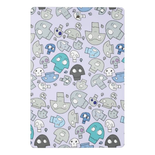 Skull Pattern Mini Klembord (Achterkant)