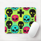 Skull Pattern Mousepad Muismat (Met muis)
