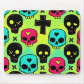 Skull Pattern Mousepad Muismat (Voorkant)