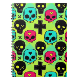 Skull Pattern Notitieboek