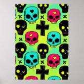 Skull Pattern Poster (Voorkant)