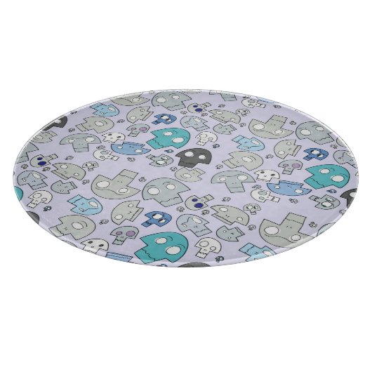 Skull Pattern Snijplank (Hoek)