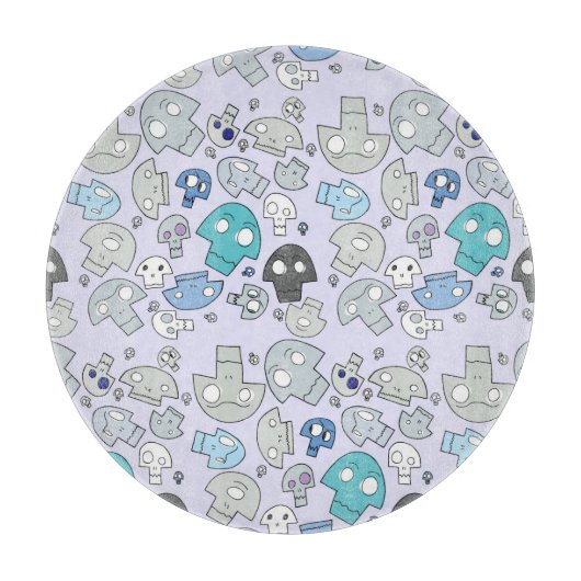 Skull Pattern Snijplank (Voorkant)