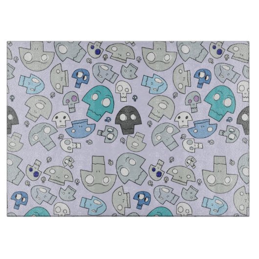 Skull Pattern Snijplank (Voorkant)