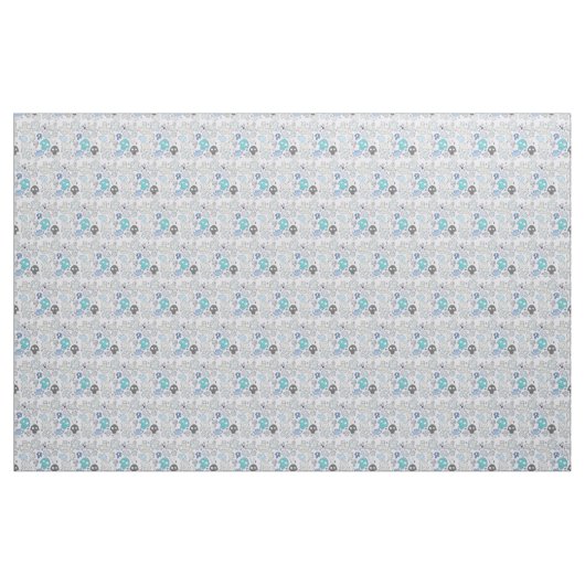 Skull Pattern Stof (Fat Quarter)