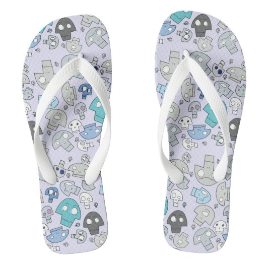Skull Pattern Teenslippers (Voetbed)