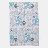 Skull Pattern Theedoek (Verticaal)