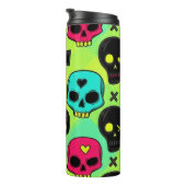 Skull Pattern Thermal Tumbler Thermosbeker (Geroteerd rechts)